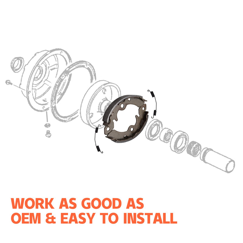 Front Brake Shoes Springs 54400-41850 for Suzuki LTF230 LT230 LT250 LT300E QuadRunner 230 250 300 1985-1989