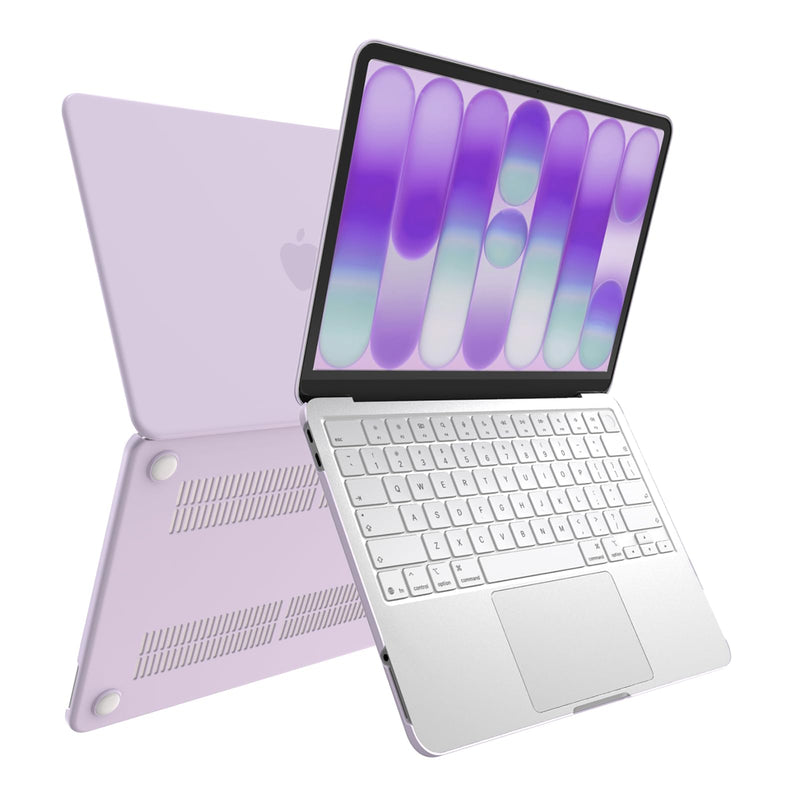 AKIT Compatible with MacBook Neo Case 13 inch 2026 A3404 Lavender Purple | Crack & Scratch Resistant Protective Cover Ultra-Thin Hard Shell wtih 2 Keyboard Covers & Screen Film