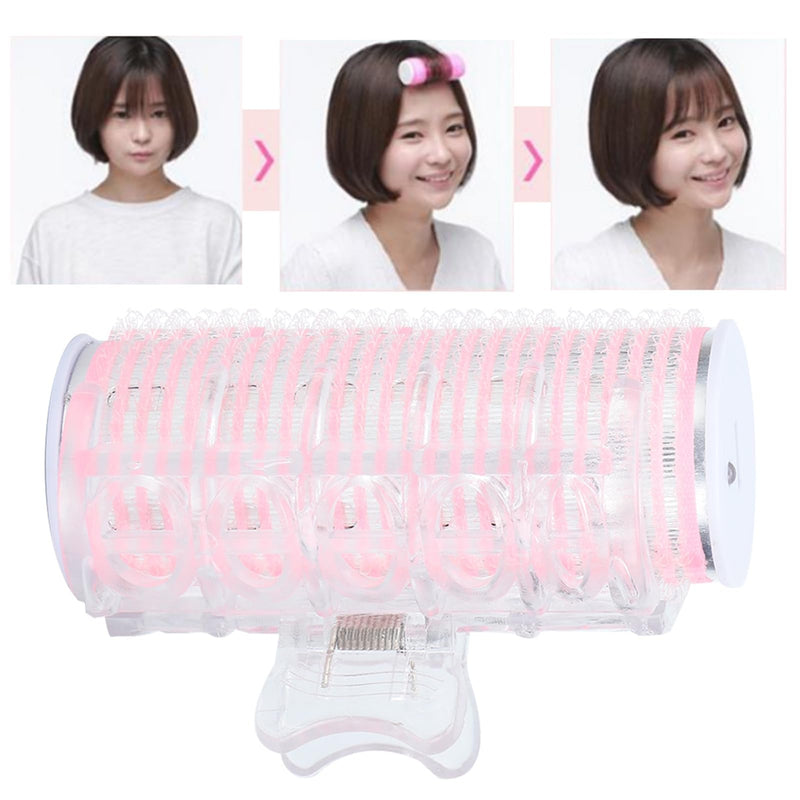 Heated Rollers, Hair Styling Tool USB(Roseate) Heated Hair Rollers Electric Rollers Thermal Rollers For Hair Fringe Roller Hair Roller Bangs Curling Mini Electric Hair Curler