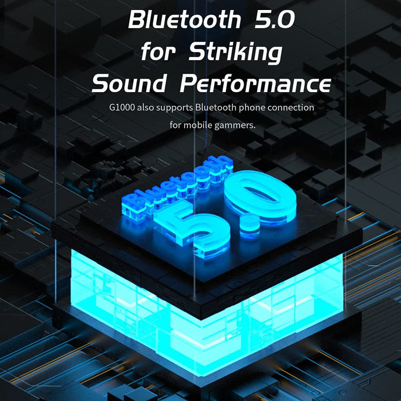 Edifier Bluetooth 5.3 Gaming Speakers,10W PC USB Computer Speakers for Laptop Desktop 3.5mm aux Input Hecate G1000 Black