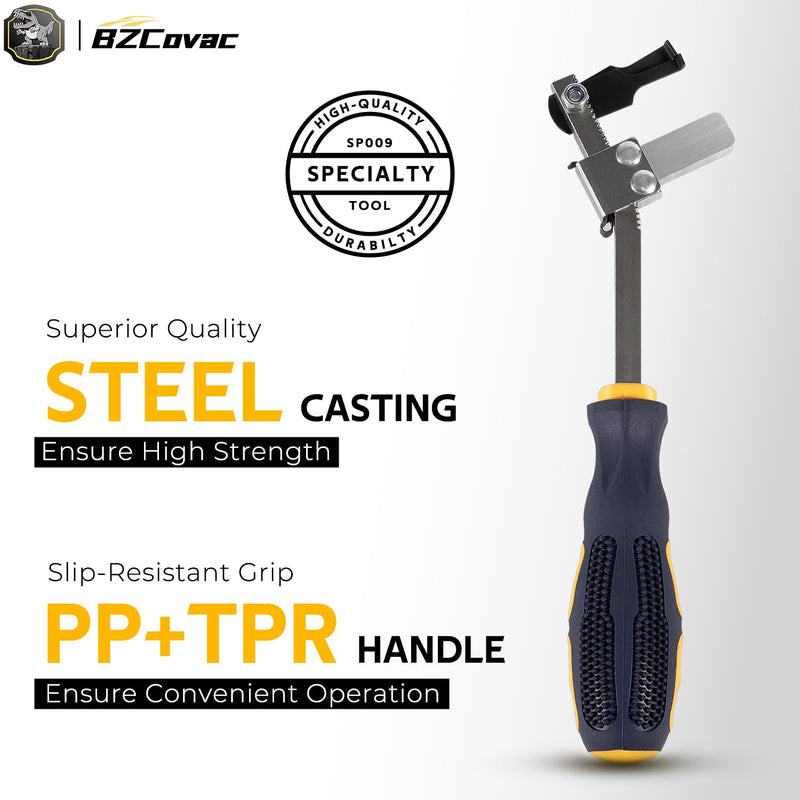Shaft Type Seal Puller, Universal Seal Removal Tool for Camshaft and Crankshaft Seals with Adjustable Locking Fulcrum