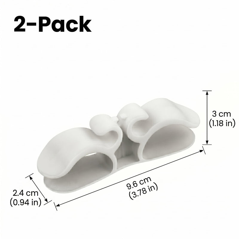 Cord Organizer for Kitchen Appliances, 2PCS Stick-On Cord Wrapper, Flexible TPR Silicone Cord Holder for Air Fryer Coffee Maker Blender