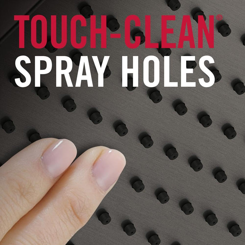 Delta Faucet Single-Spray Touch-Clean Shower Head, Chrome RP38357 .5