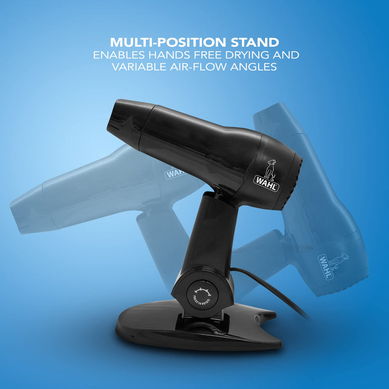 Wahl Pet Hairdryer with Built-in Multi Position Stand, Handsfree Grooming