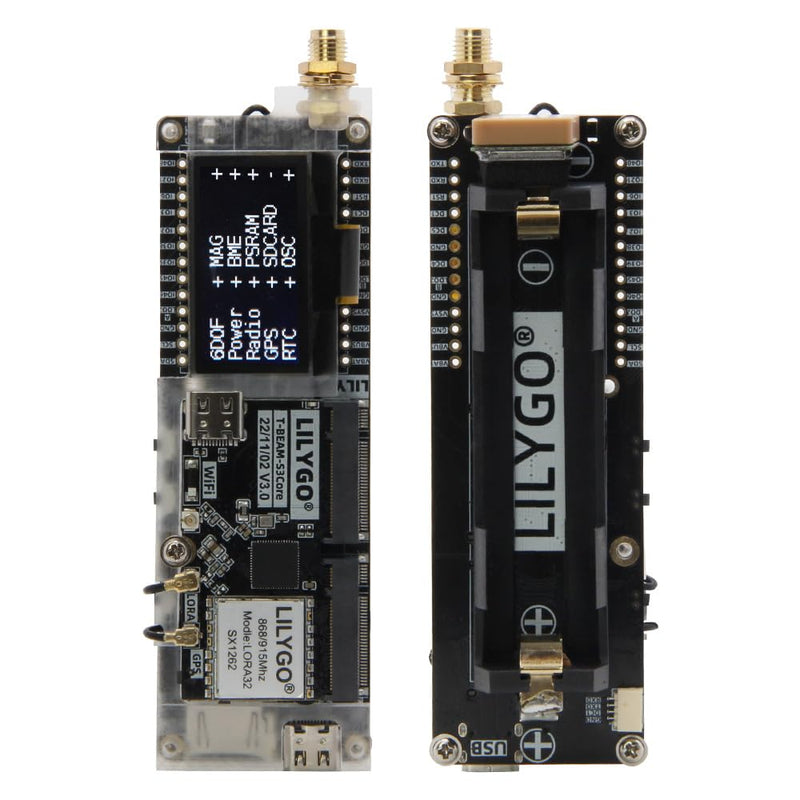 LILYGO T-BeamSUPREME Meshtastic 915Mhz ESP32-S3 UBLOX M10S GPS TTGO Development Board with 1.3 inch SH1106 OLED LoRa Module UBLOX M10S Meshtastic