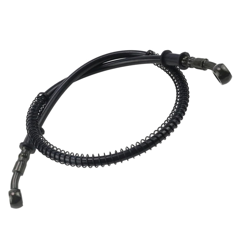 PRO BAT 70" Stainless Braided Hydraulic Brake Hose Line Pipeline For Chinese GY6 Scooter ATV Pit PRO Dirt Quad Bike Go Kart 10mm Banjo Ends, Black 70''/175cm