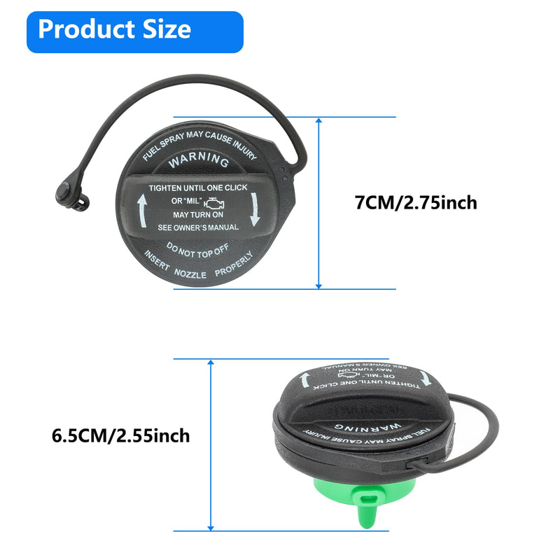 Gas Cap, Fuel Cap Fit for Porsche Cayenne Base Sport & GTS & Turbo S & Platinum Edition, 2011 2012 2013 2014 2015 2016 2017 2018 Porsche Cayenne Gas Cap Tether,Replace 95820124131 Fuel Tank Filler Cap