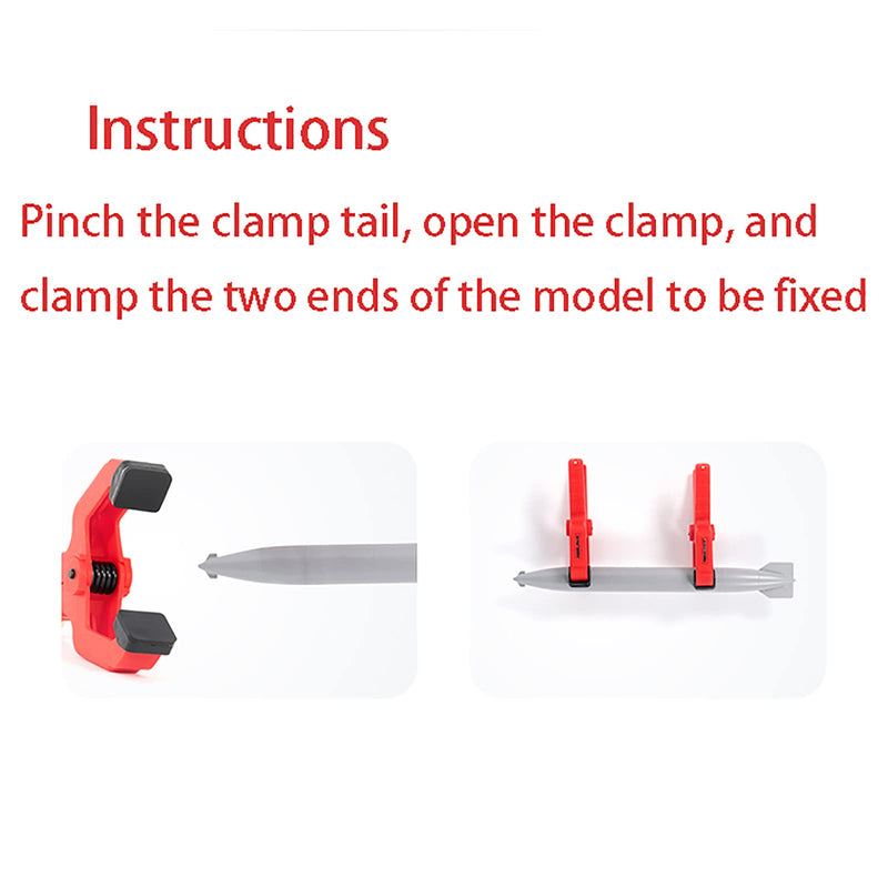 2/4/20 PCS Seamless Auxiliary Clamp Model Tool for Hobby Model DIY 20pcs
