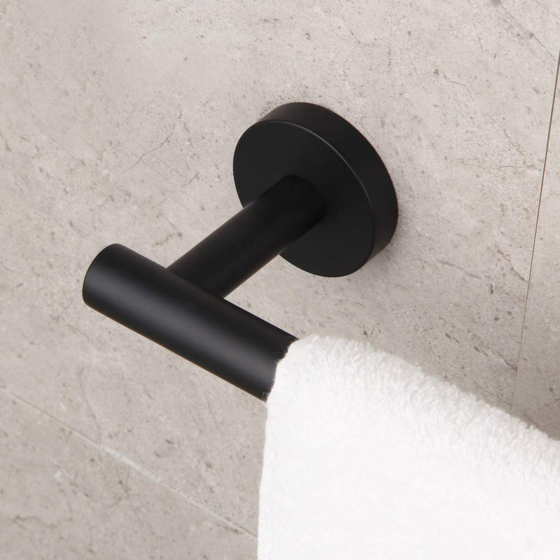 GERZWY Bathroom Towel Bar 33" Stainless Steel Towel Bar Matte Black Contemporary Style Wall Mount for Bath Kitchen AG1101C85-BK 33 Inch (Pack of 1)