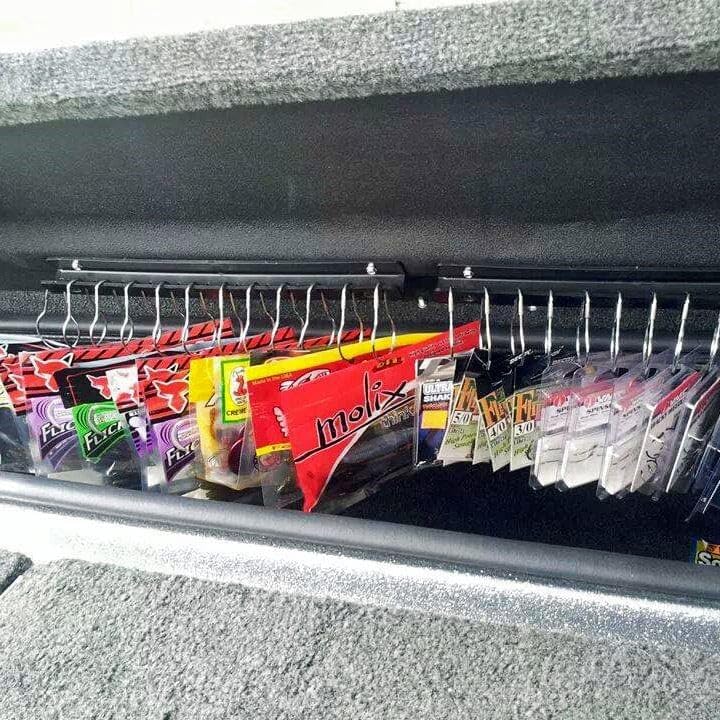 T-H Marine Cooks Go-To Tackle Storage System - Fishing Lure Holder and Organizer Provides Easy Access to Your Bait - Can Be Configured to Fit Any Boat or Dock - Black