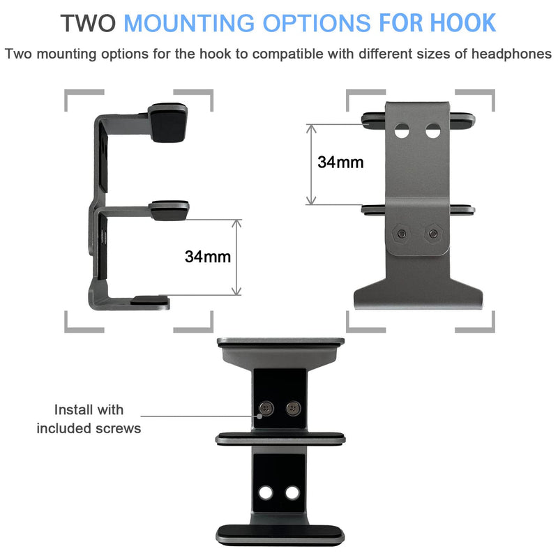 IFCASE 2 Tier Under Desk Laptop Mount, Double Decker Metal Under Desk Shelf Holder for Laptop, MacBook Pro, Keyboard with Anti-Scratch Silicone (Silver) Silver