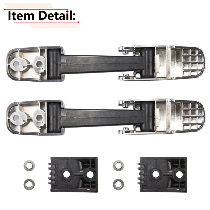 RLB-HILON 1Pair Hood Latch Compatible with Kenworth T170 T270 T330 T370 T660, for Peterbilt 325 335 337 340 348 384 386 567 569 579, for Mack CH612 CH613, for Blue Bird Vision School Bus Chrome