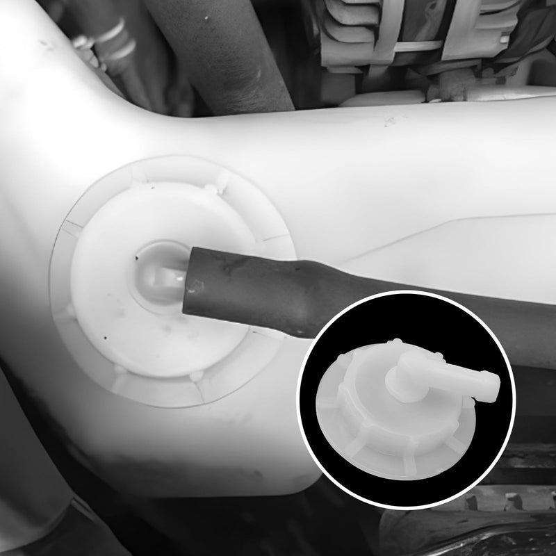 Radiator Coolant Reservoir Expansion Tank Cap w/Joint Compatible with Honda Acura Accord Civic Pilot Insight Element Replace# 19106-RNA-A48