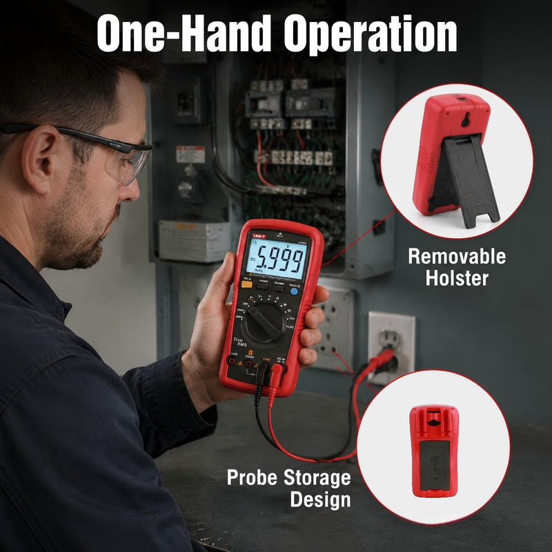 UNI-T UT892 2000V AC/DC High Voltage Digital Multimeter Features VFC Mode Built-in NCV 6000 Counts True RMS
