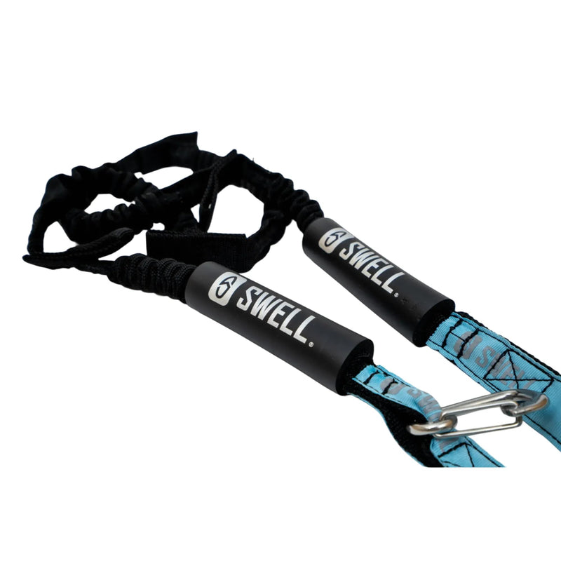 SWELL Bungee Dock Lines for Boats 6 Ft. - Heavy Duty Adjustable Bungee Dock Line, Shock Absorbing Tie Line for Boats, Jet Skis, Pontoons, Kayaks Blue