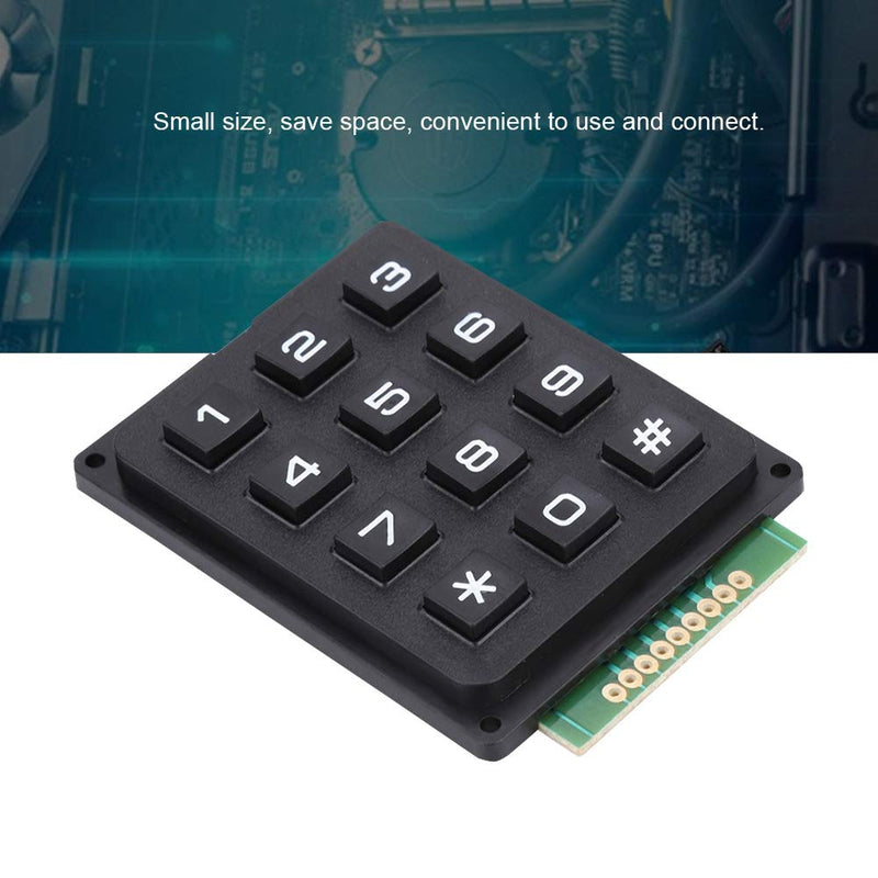 3x4 Keypad 12 Key Keyboard Module 4x3 Numeric Pad for with Star Hash Symbols for Microcontroller Projects