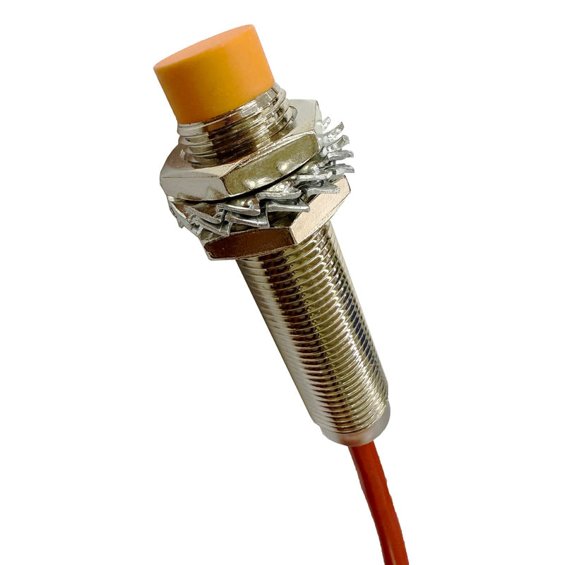 Waterproof M12 Inductive Proximity Sensor 200°C High Temperature Resistant Switch detetionMetal Induction 4mm 24V DC, Normally Open (NO, M12) NO