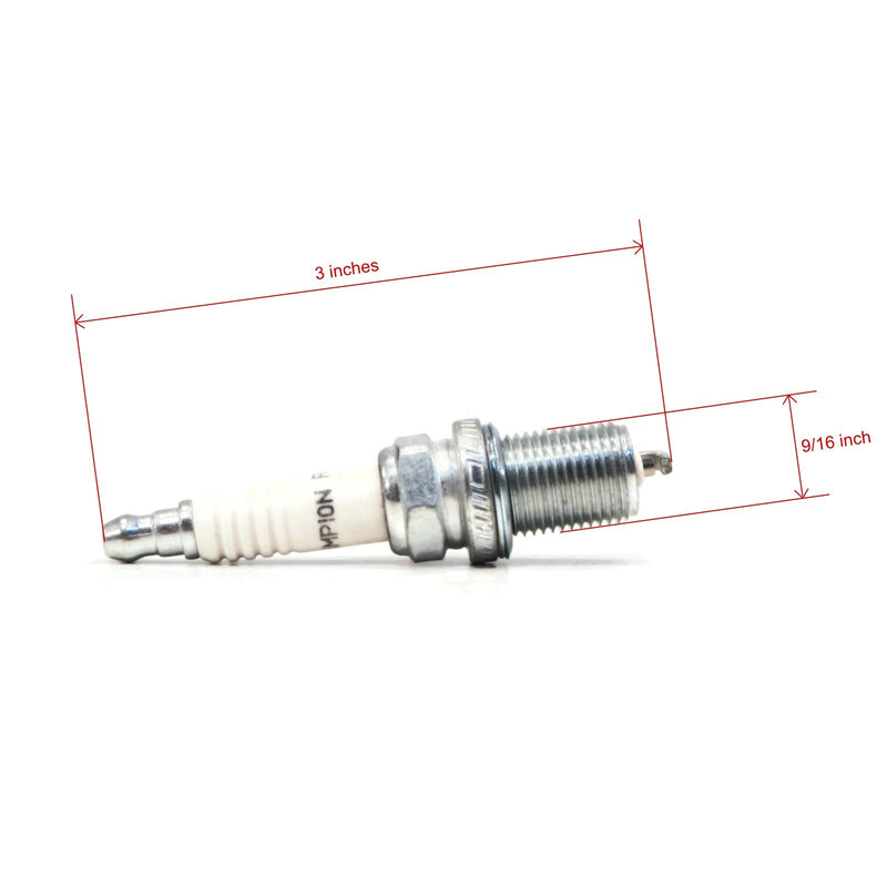 (Pack of 2) Champion Spark Plugs for John Deere M78543, M87543, RC12YC Engine