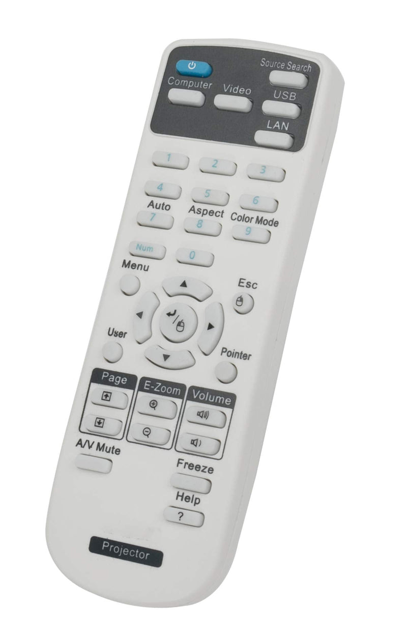 AULCMEET Replacement Remote Control Compatible with Epson Projectors VS230 VS330 EX3220 EX5220 EX5230 EX6220 575Wi 585Wi 595Wi EX7220 Epson BrightLink 425Wi 430i 435Wi 475Wi 480i 485Wi 420 425W 430