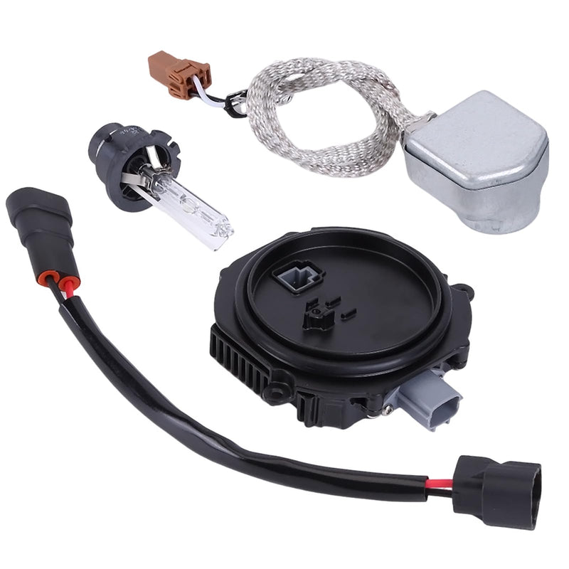 Xenon Headlight Ballast Control Unit with Igniter & D2S Bulb 28474-89904 Fit for Nissan 350Z Altima Maxima Murano Rogue 350ZR, for Infiniti G35 G37 M35 M45 FX35 FX45 Q40 Q50 QX60 QX70 QX80