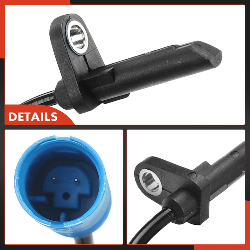 A-Premium ABS Wheel Speed Sensor Compatible with Mini Models - Cooper Paceman 2013-2016, Cooper Countryman 2011-2016, L4 1.6L, Hatchback - Front Driver or Passenger Side, Replace# 34529808193 Pack of 1