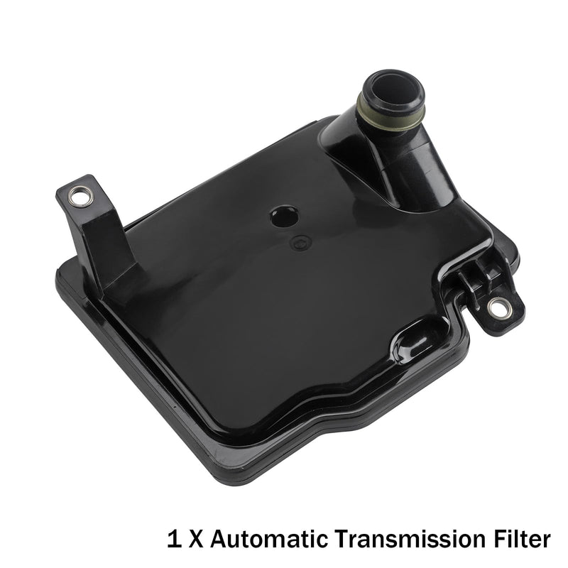 62TE Automatic Transmission Filter with Gasket Kit Fits for Dodge Grand Caravan Avenger Ram ProMaster Chrysler Town & Country 200 Replaces# 68018555AA FT1240 58128
