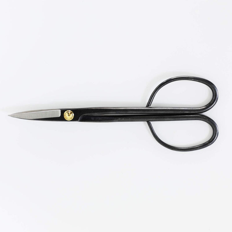Wazakura Twig Bonsai Scissors Made in Japan 8-1/4inch(210mm), Japanese Bonsai Garden Tools, Hasami Pruning Shears - Long Handle Black 210.0 Millimeters Twig Long Handle Black
