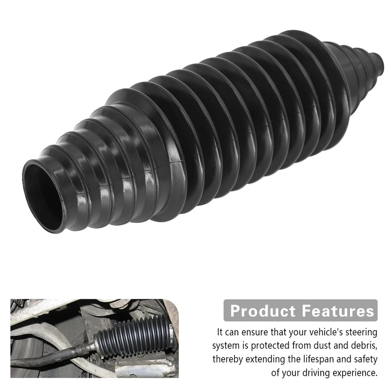 Car Steering Rack and Pinion Tie Rod Boot Tool Kit, Dustproof Silicone Vehicle Bellow Gaiter Pinion Boot Set with Cable Ties Locking Clamps, Auto Inner Tie Rod Boot Accessories