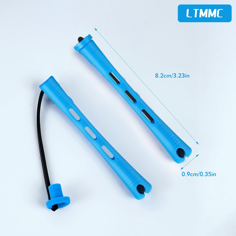 60PCS Perming Rods, Hair Rollers Suitable for Long Hair | 60PCS Perming Rods, Hair Rollers Suitable for Long Hair, Short Hair, Adults and Children, Gentle, Easy (Blue)