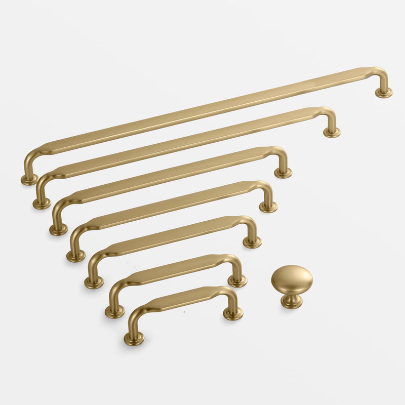 Lardmon 3 Pack Champagne Bronze Modern Cabinet Pulls 10 Inch(256mm) Hole Center Kitchen Cabinet Handles Solid Drawer Pulls Heavy Duty Zinc Alloy Kitchen Hardware Vanity Pulls Dresser Handles 10 Inch Hole Center