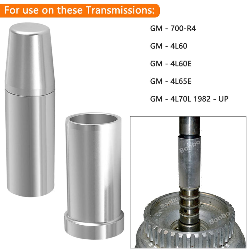 Bonbo Turbine & Stator Shaft Teflon Seal Installer/Resizer Transmission Tool J-36418-C & ST-1503 for GM 700-R4, 4L60, 4L60-E, 4L65E, 4L70E and 4L70L