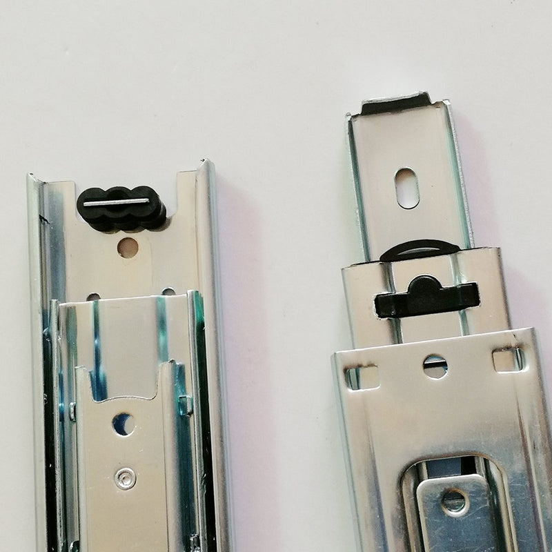 6 inch Length Full Extension Drawer Slides Telescopic Ball Bearing Slide Rail for Furniture 1 Pair (Pack of 2) 6 Inch (Pack of 2)