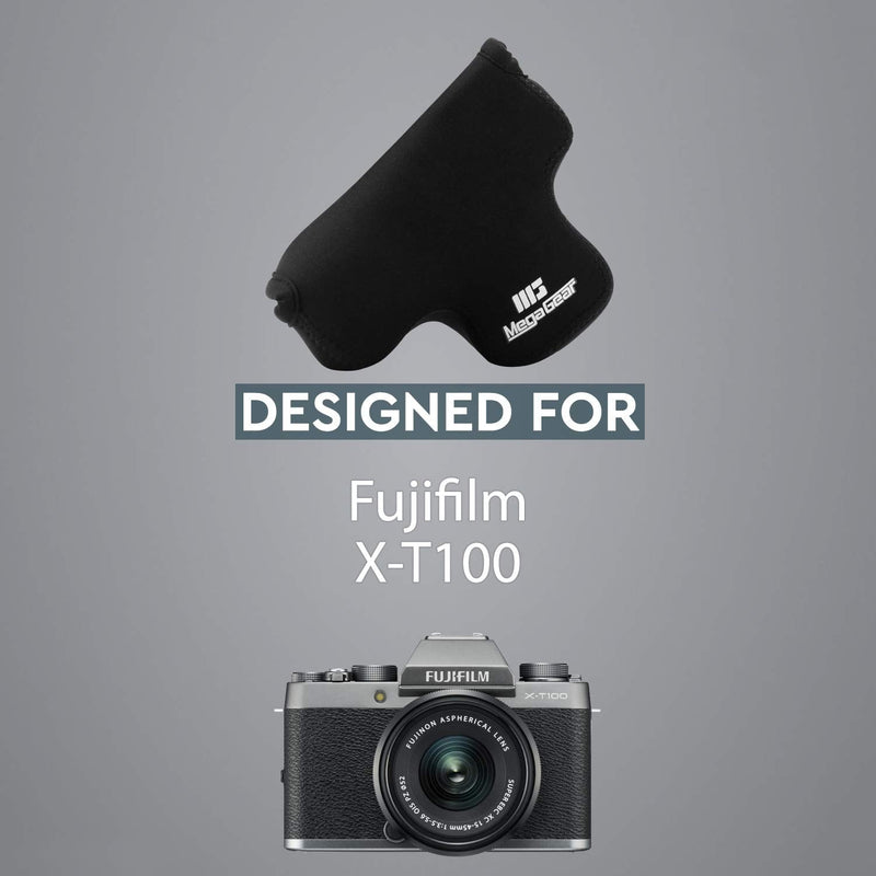 Megagear MG1487 Fujifilm X-T100 (15-45MM) Ultra Light Neoprene Camera Case - Black One Size