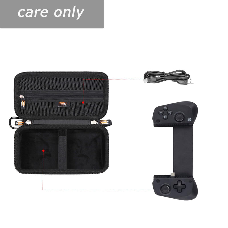 Legestori Hard Carrying Case for GameSir X5s/X5 Lite Mobile Gaming Controller, Portable Travel Phone Controller Shockproof Organizer (Case Only)