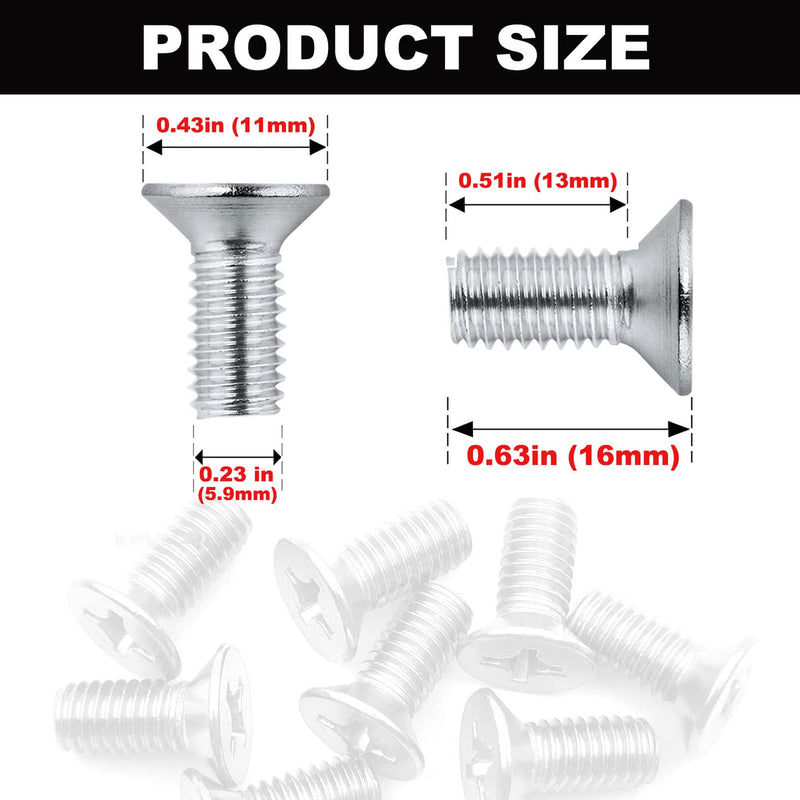 Automotive Screw Rotor Brake Disc Retaining Compatible with Honda, Acura, Volkswagen, Audi,Hyundai and Kia Models,93600-06014-0H(8) 8