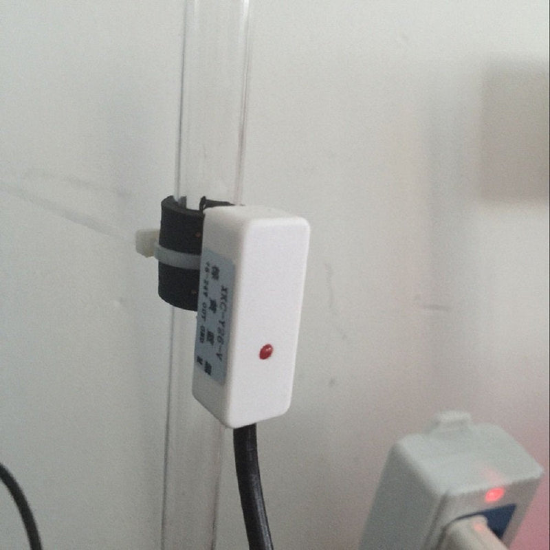 Taidacent Non Contact Liquid Level Sensor Contactless Water Level Sensor Externally Attached Pipe Water Float Switch NPN Output Capacitive