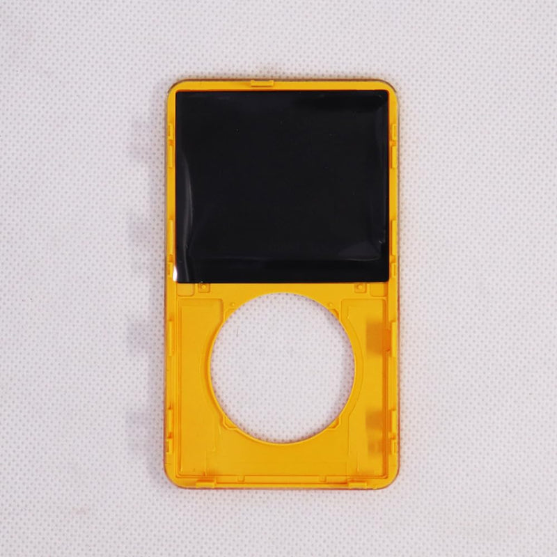 Yellow Plastic Front Cover Faceplate Housing Case Cover with clickwheel with Center Button for iPod 5th 5.5Gen Video 30GB 60GB 80GB Yellow