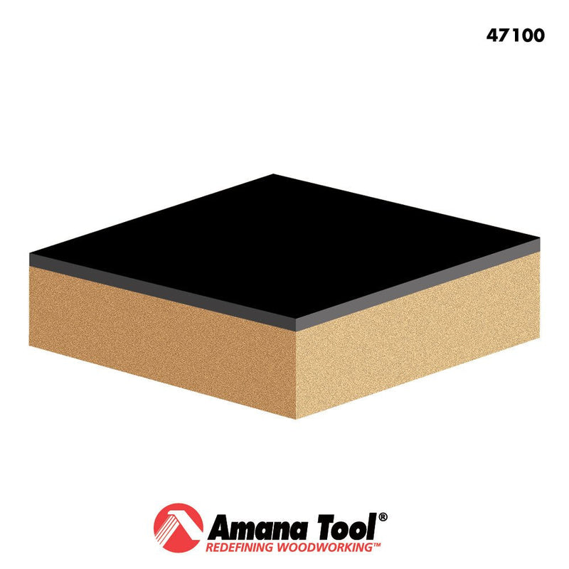 Amana Tool - 47100 Carbide Tipped Flush Trim 3/8 Dia x 1" 4 Shank