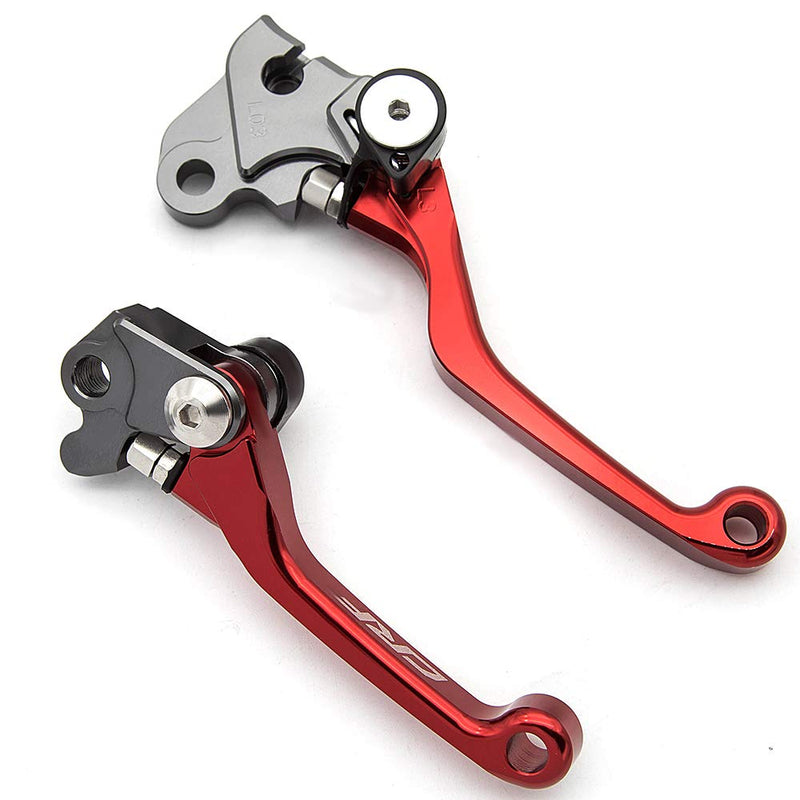 Dirt Bike Clutch Brake Pivot Levers for CRF125F CRF 125 F 125FB 2020 2021 2022 2023 2024 2025 Foldable CNC Red CRF125F 2020-2023