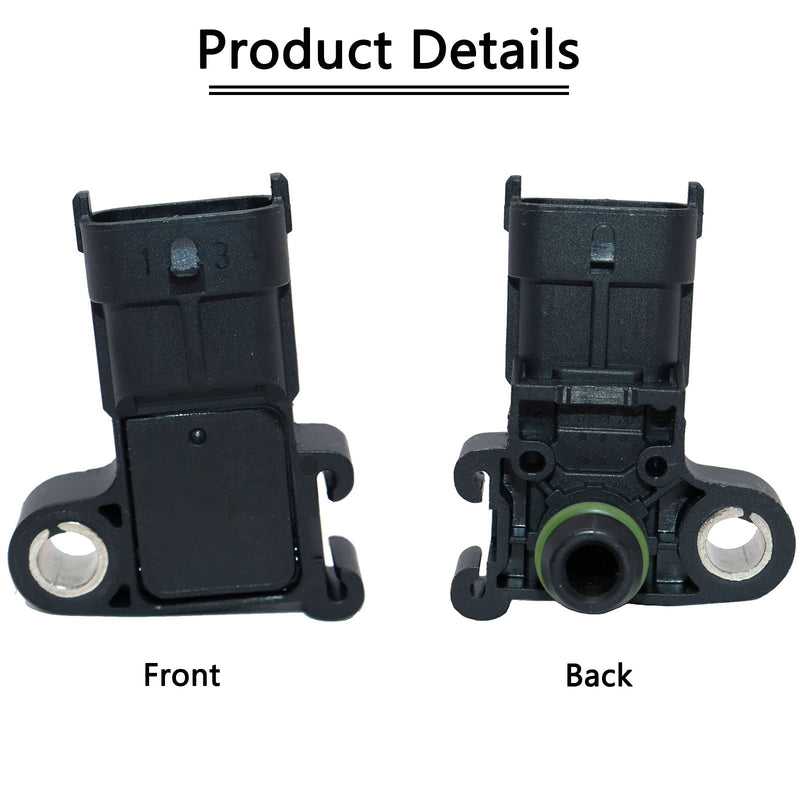 Manifold Absolute Pressure MAP Sensor Intake Air 55573248 for Chevy Aveo Camaro Express Impala Silverado Cruze GMC Canyon Sierra Savana 1500 HHR Buick Enclave Cadillac CTS Pontiac G5 12591290