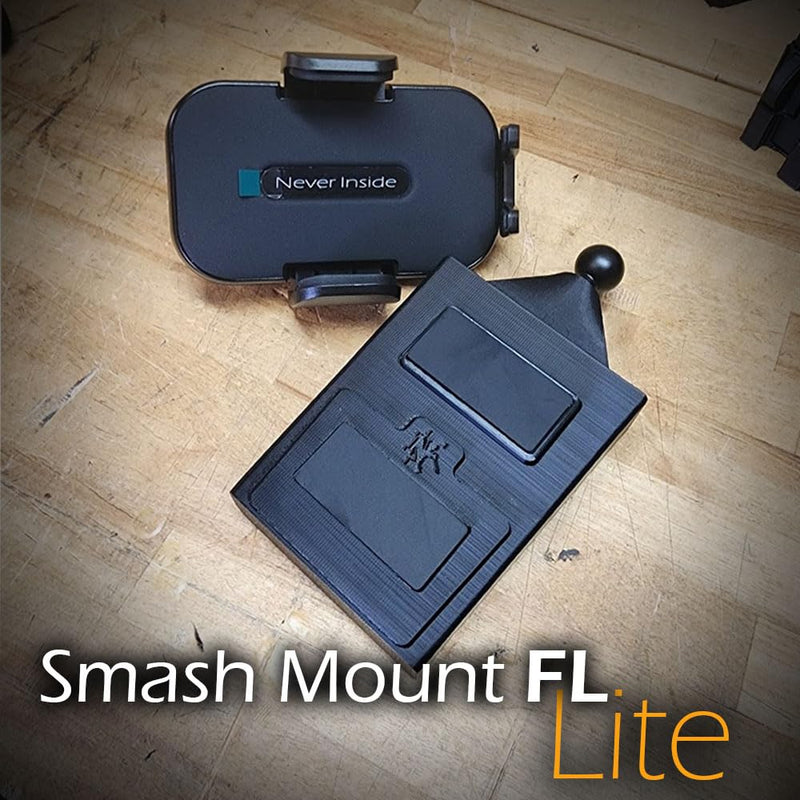 Smash Mount FL, Cascadia Phone Holder Kit 2018-2026, 1 inch RAM Compatible or 17mm Ball Phone Mount Setup for Truckers (FL Lite Smash Mount) FL Lite Smash Mount