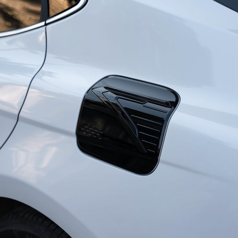 Compatible with Toyota Camry Gas Tank Door Cover Gasoline Fuel Petrol Oil Filler Caps Decoration for Camry 2025 -Piano Black for 2025 Camry