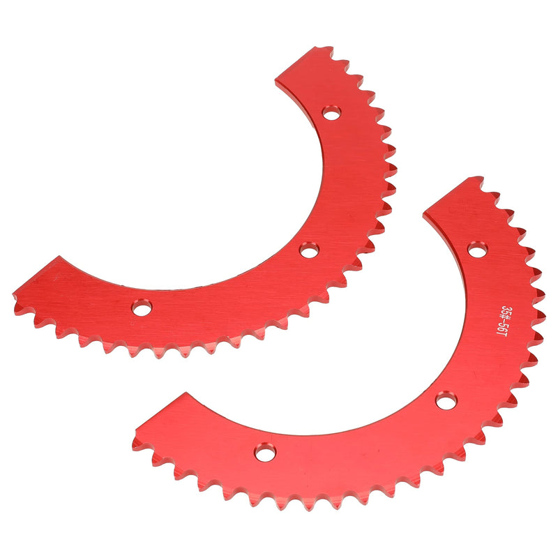 GREHUA #35 Chain 56 Tooth Split Sprocket for Predator 212cc 196cc 6.5hp 7.0hp Coleman CT200U BT200X CT100U TrailMaster MB200 MegaMoto B212 Motovox Doodlebug Baja Mini Bike Go Kart Cart Parts Aluminum #35 56T 1