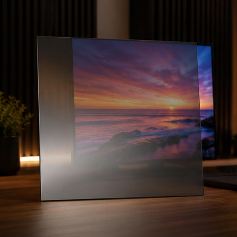 3 Pcs Acrylic Two Way Mirror: 12 x 12 x 0.04 Inch Sheets for Infinity Magic Projects & DIY, 12-Degree Angle of Incidence Reflective Screen