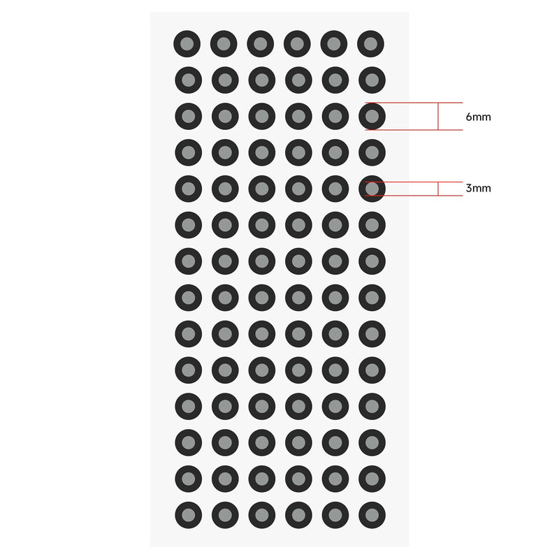 Creality Official 3.0 mm 3D Scanning Marker for 3D Scanner, 3D Tracking Dot Reference Point Markers, Diffuse Reflection Markers (20 Sheet 1680 Dots） 3mm 20 sheet