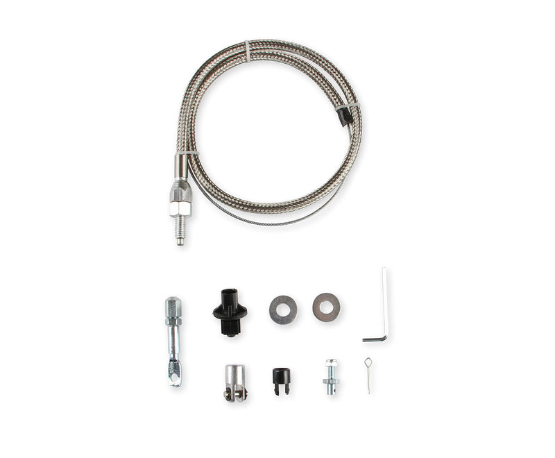 Mr. Gasket 5657 Throttle Cable Kit - Stainless Steel Braided
