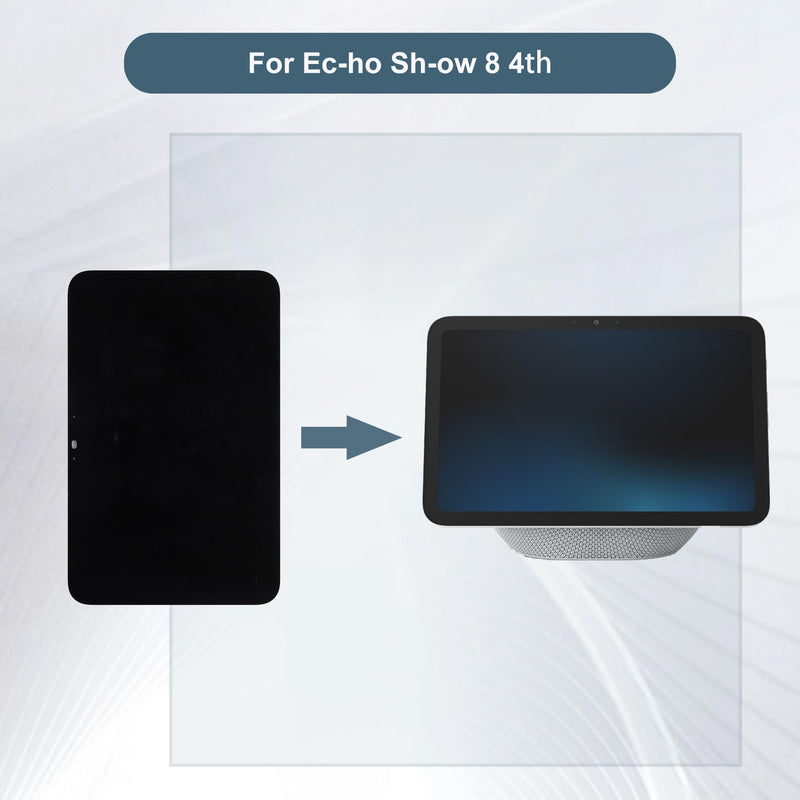 Replacement LCD Display Touch Screen Digitizer Assembly Compatible with Echo Show 8 (4th Gen, 2025) 8.7" with Tools（Black）