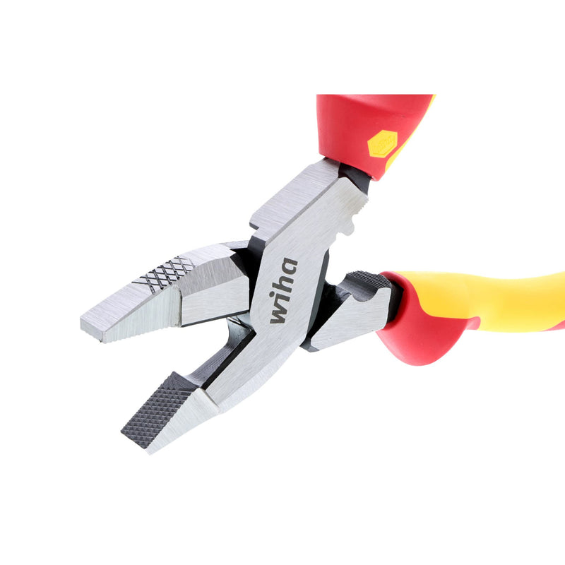 Wiha 32948 Insulated Industrial NE Style Lineman’s Pliers with Crimpers 9.5" One Size