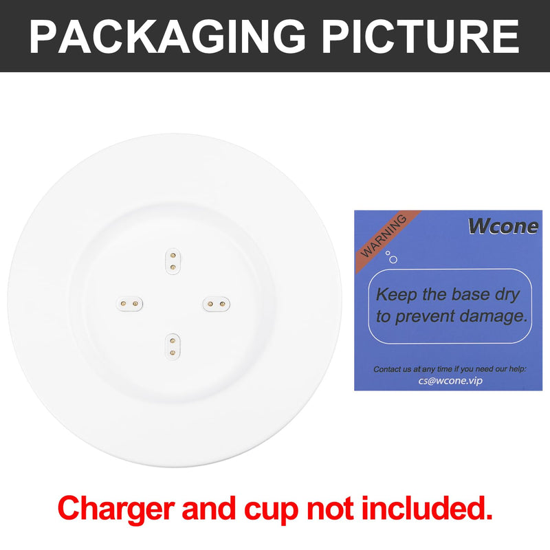 Charging Dock for Em/BER Smart Mug 2&1(Cup and Charger Not Included) | Temperature Control Cup Charging Station | Replacement Charger Coaster for Em/ber Travel Mug Accessories - White