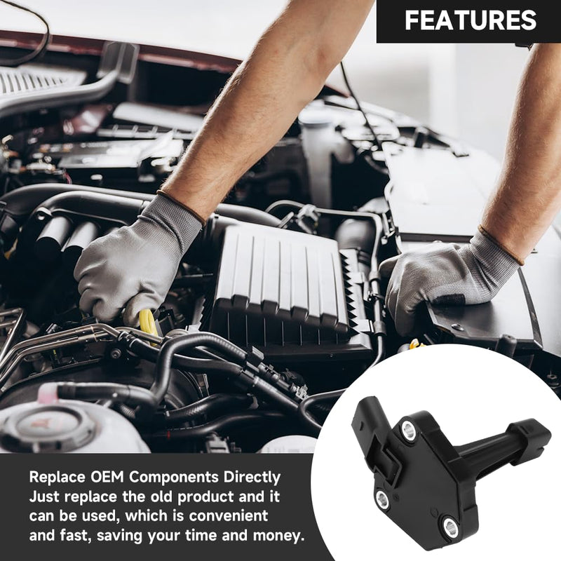 Engine Oil Level Sensor Oil Level Sending Unit - Compatible for Audi A4 2.0L A/T Quattro Avant Wagon 2009-2012 - Replace Part 03C907660H 03C907660D